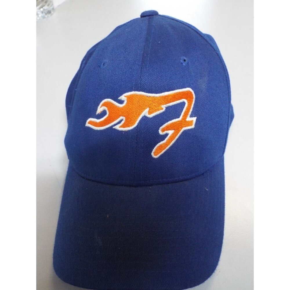 Flex Fit Baseball Cap # 4 Blue & Orange - Pre owned